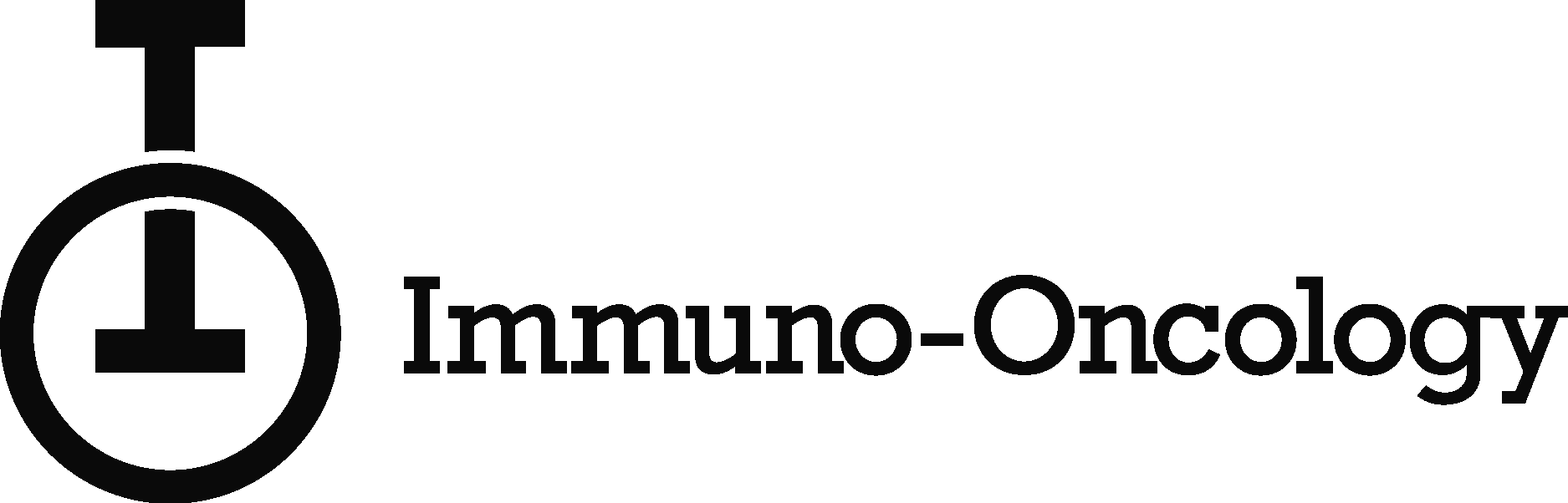 Immuno Oncology Black Logo Vector Logo